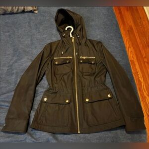 Michael Kors Black Jacket with Gold Accents